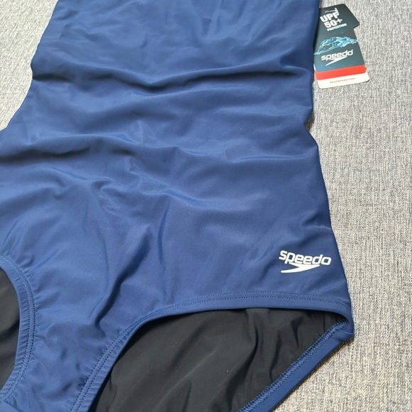 Speedo Women's Swimsuit One Piece Powerflex Ultraback Solid, Size 8 - Picture 10 of 10